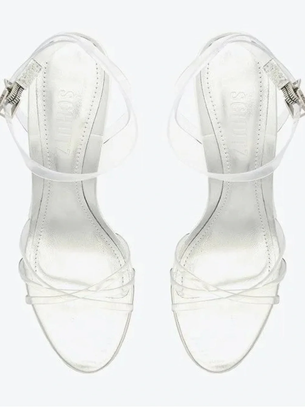 SCHUTZ Amelia Leather Wedge Sandal